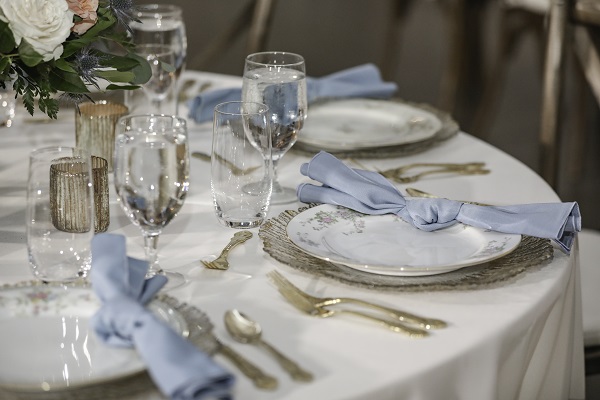 Dusty Blue Vintage Wedding, A Chair Affair,