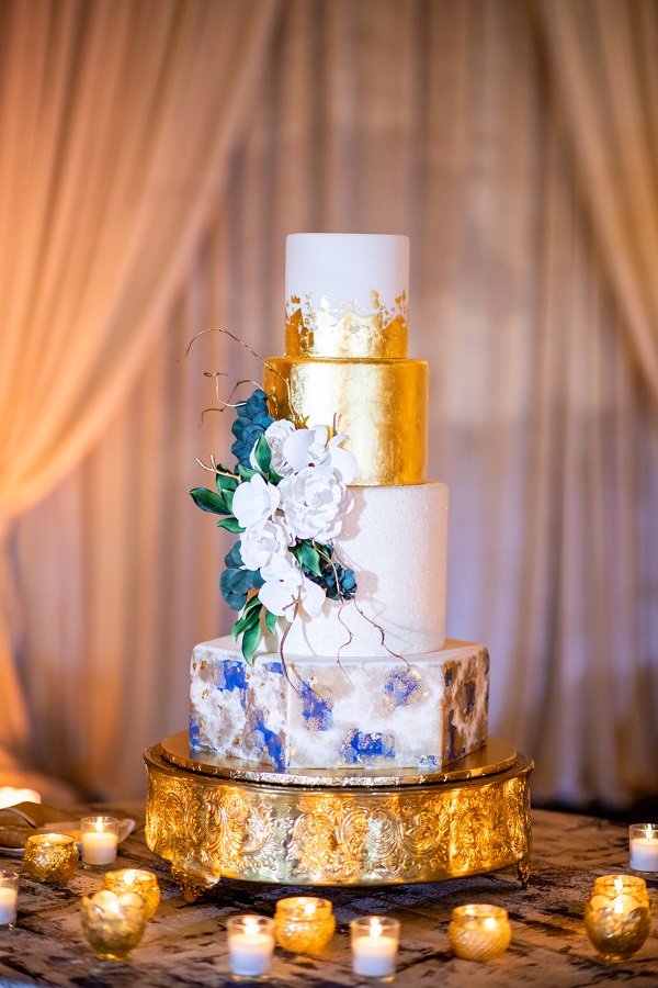 Blue and Gold Ritz Carlton Wedding-A Chair Affair