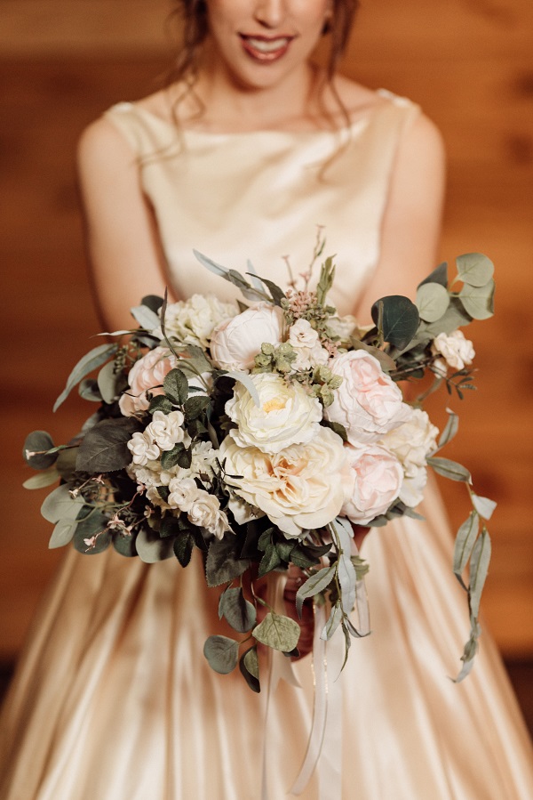 Silk Flower Romantic Styled Shoot