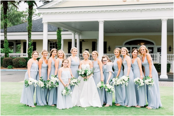 Lake Nona Dusty Blue Wedding- A Chair Affair