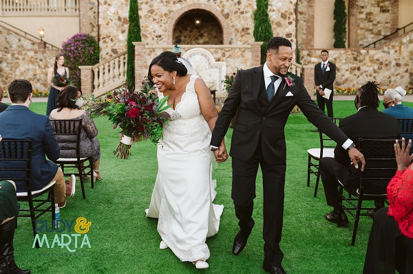 Candance and Darwin- A Chair Affair- December Bella Collina Wedding