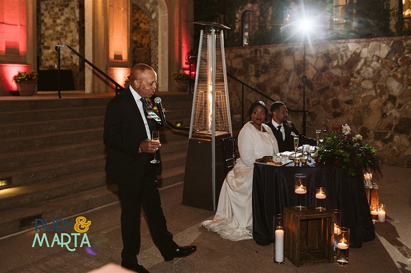 Candance and Darwin- A Chair Affair- December Bella Collina Wedding