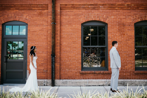 A Chair Affair- Sunflower Wedding-rooftop ceremony