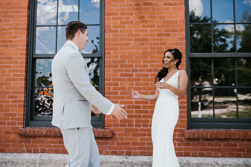 A Chair Affair- Sunflower Wedding-rooftop ceremony