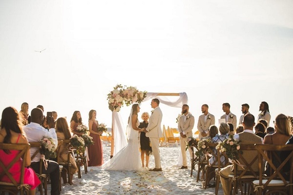 rustic beach wedding