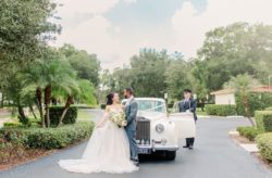 Gold and Glamorous Winter Park Wedding