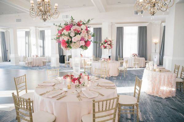 Pink and Gold Fairytale Don CeSar Wedding