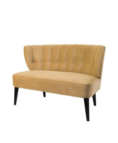 The Madeline Gold Settee