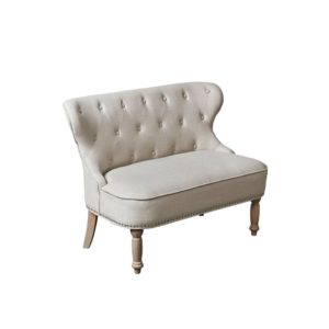 The Willow Ivory Settee