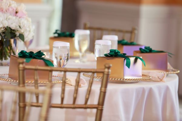 A Chair Affair, Gold Belmont Chargers, Chiavari Chairs, Gaylord Palms Hotel