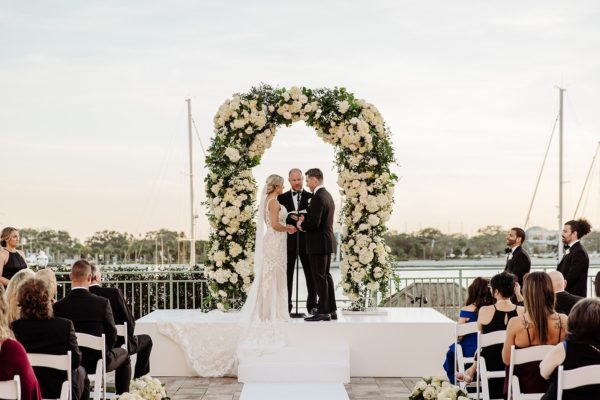 Sunset Wedding at The Vinoy Renaissance Resort and Golf Club