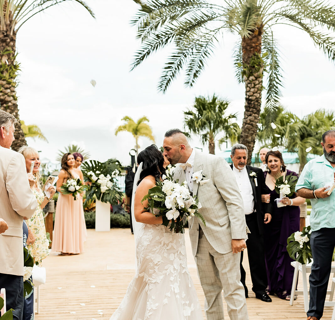 A Tropical Palms Wedding - A Chair Affair, Inc.
