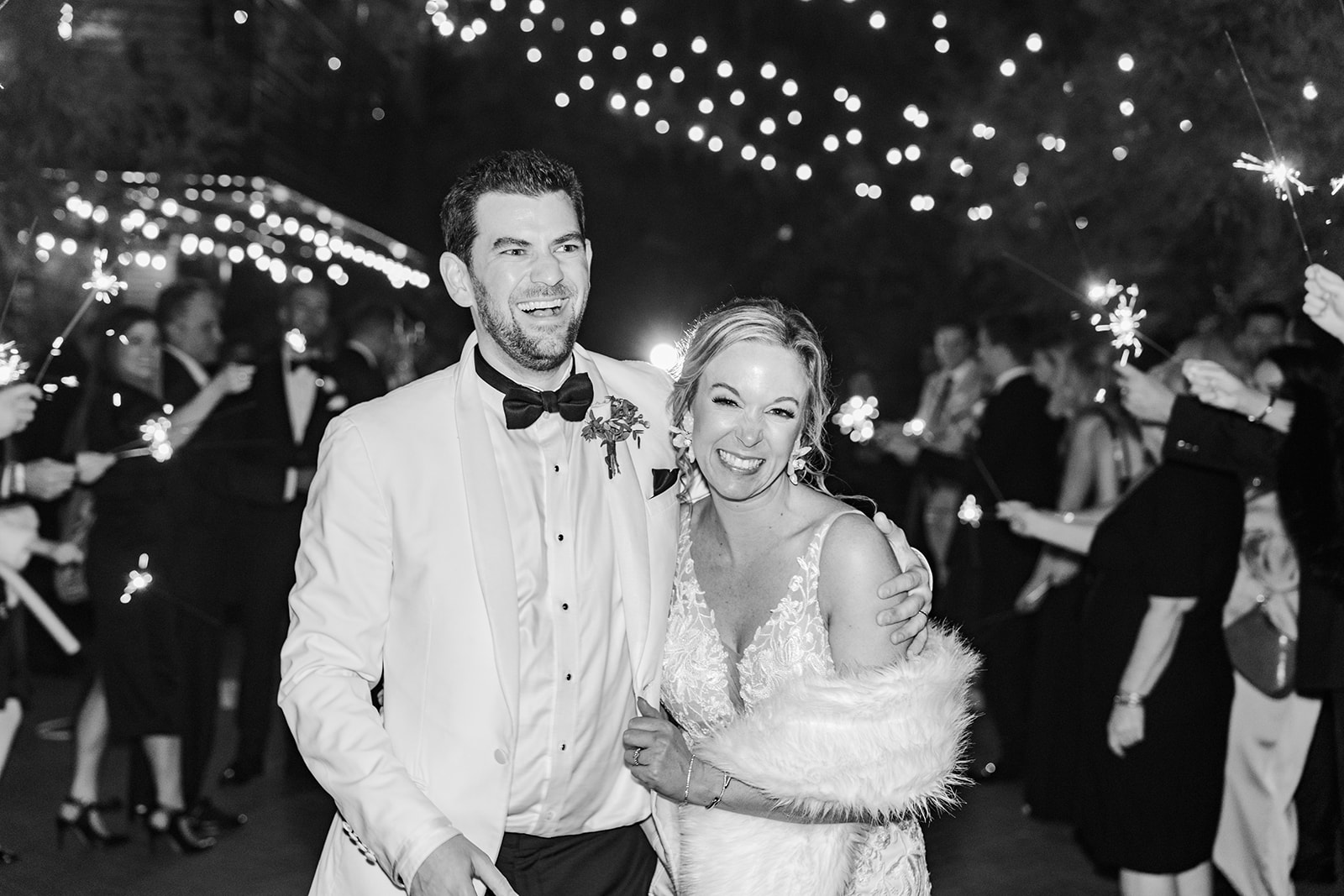 Glamorous Black and White Wedding A Chair Affair, Inc.