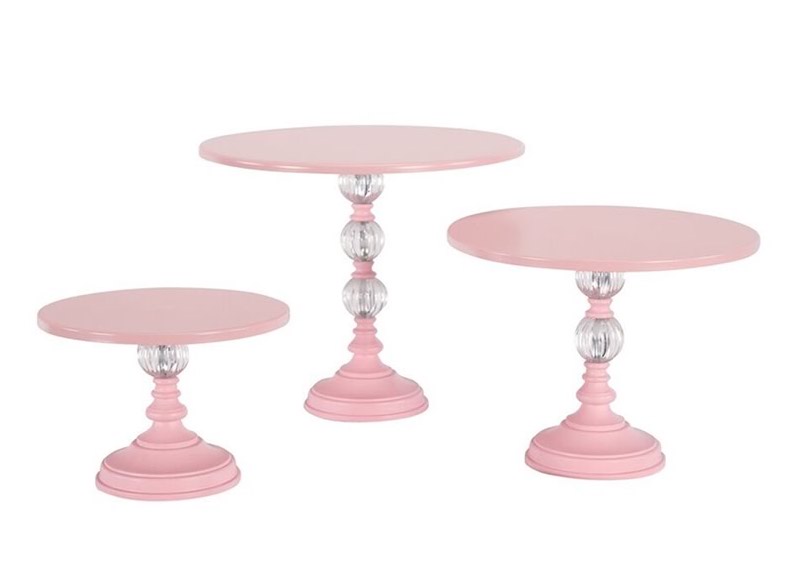 Pink-Cake-Plates