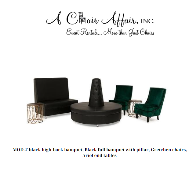 black and white lounge furniture