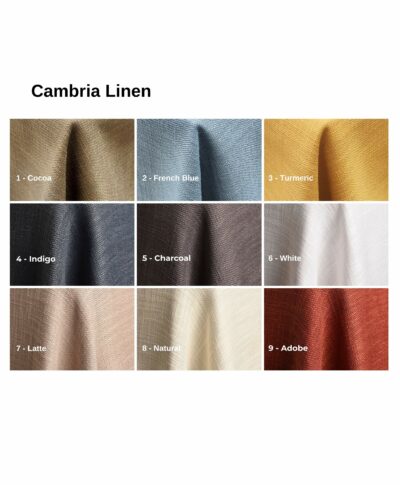 Cambria Linen colors – A Chair Affair
