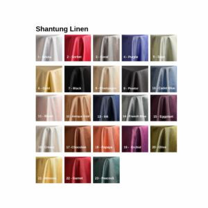 Shantung Linen colors - A Chair Affair