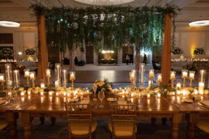 monaco farm table as the head table