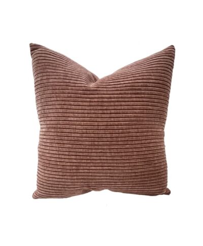 Dusty Rose Cordoury Pillow 18×18