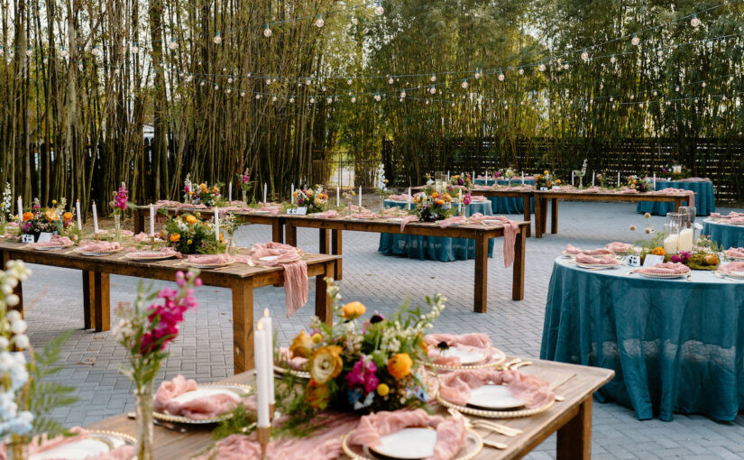 Reception Tables from A Chair Affair. Orlando wedding rentals. Tampa wedding rentals. Central Florida event rentals