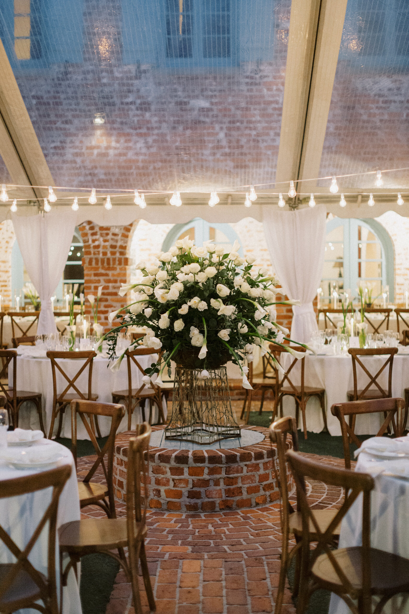 centerpiece at reception