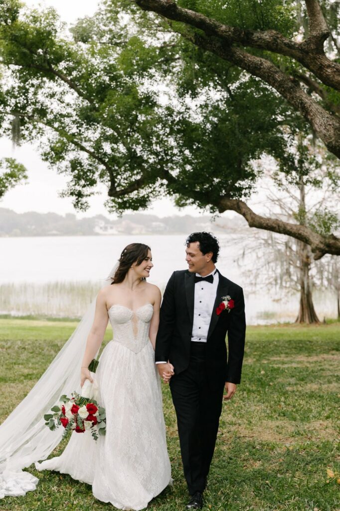 Amelia and Clinton- our January Monthly Wedding Winners from A Chair Affair. Orlando Wedding Rentals. Orlando Weddings.