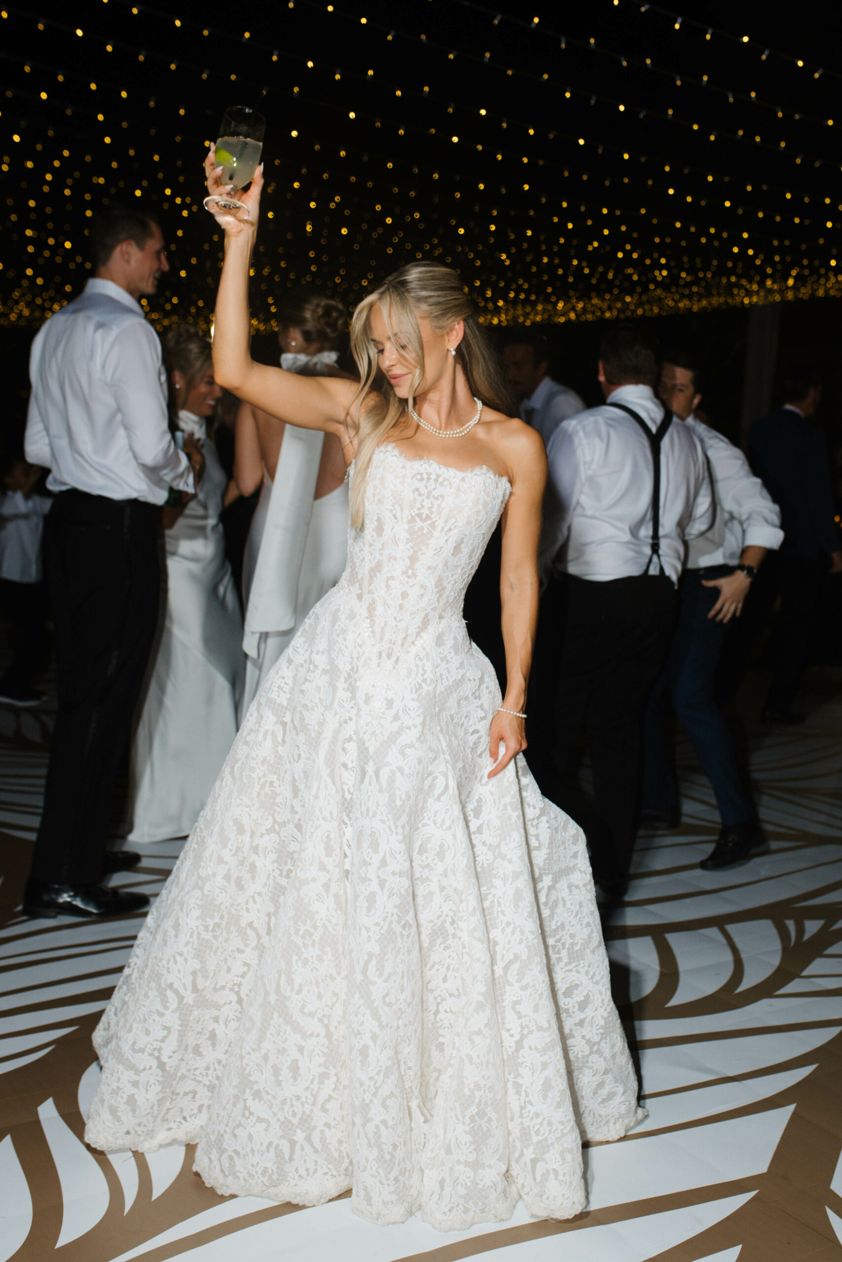 bride dancing on dance floor