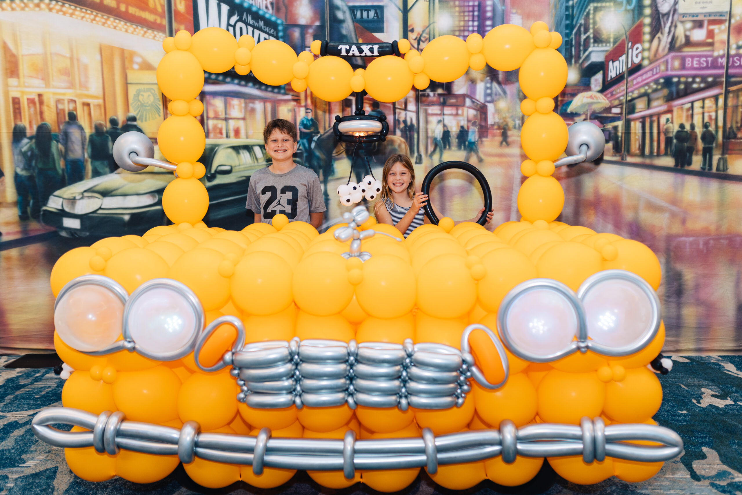 Balloon Photo Station at Kids Beating Cancer Event 2025. Orlando Event Rentals. Orlando Events. Chiavari Chair Rentals. Wysteria Chair Rentals.