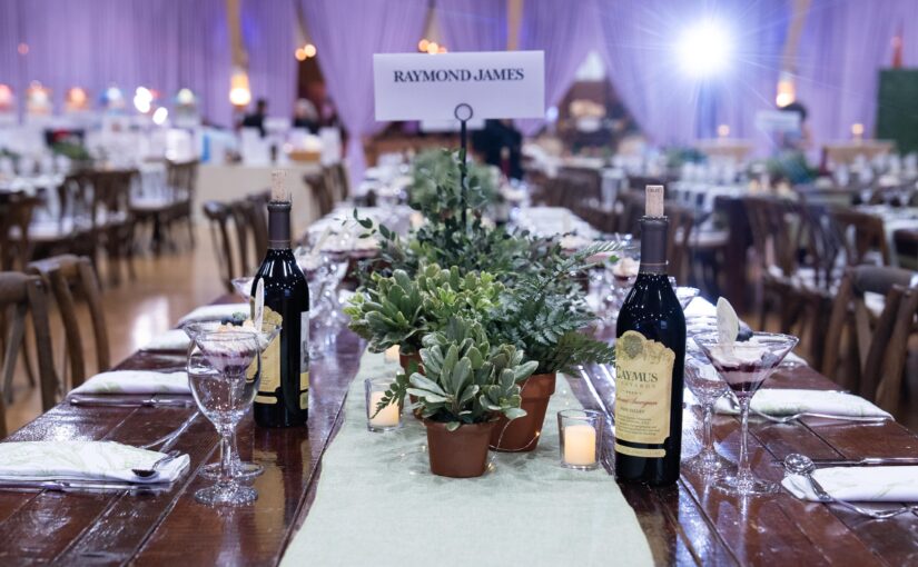 Table Closeup at Battle of the Minds 2026. St Petersburg Event Rentals. St Petersburg Charity Events. Central Florida Events. Tampa Bay Events. Tampa Bay Event Rentals.
