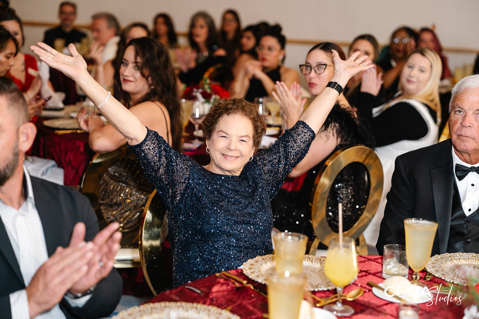 Ann enjoying the party