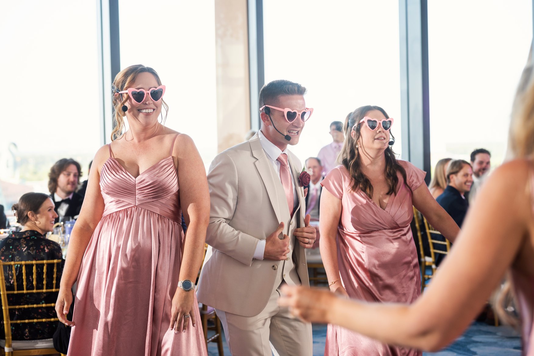 Bridal party performance
