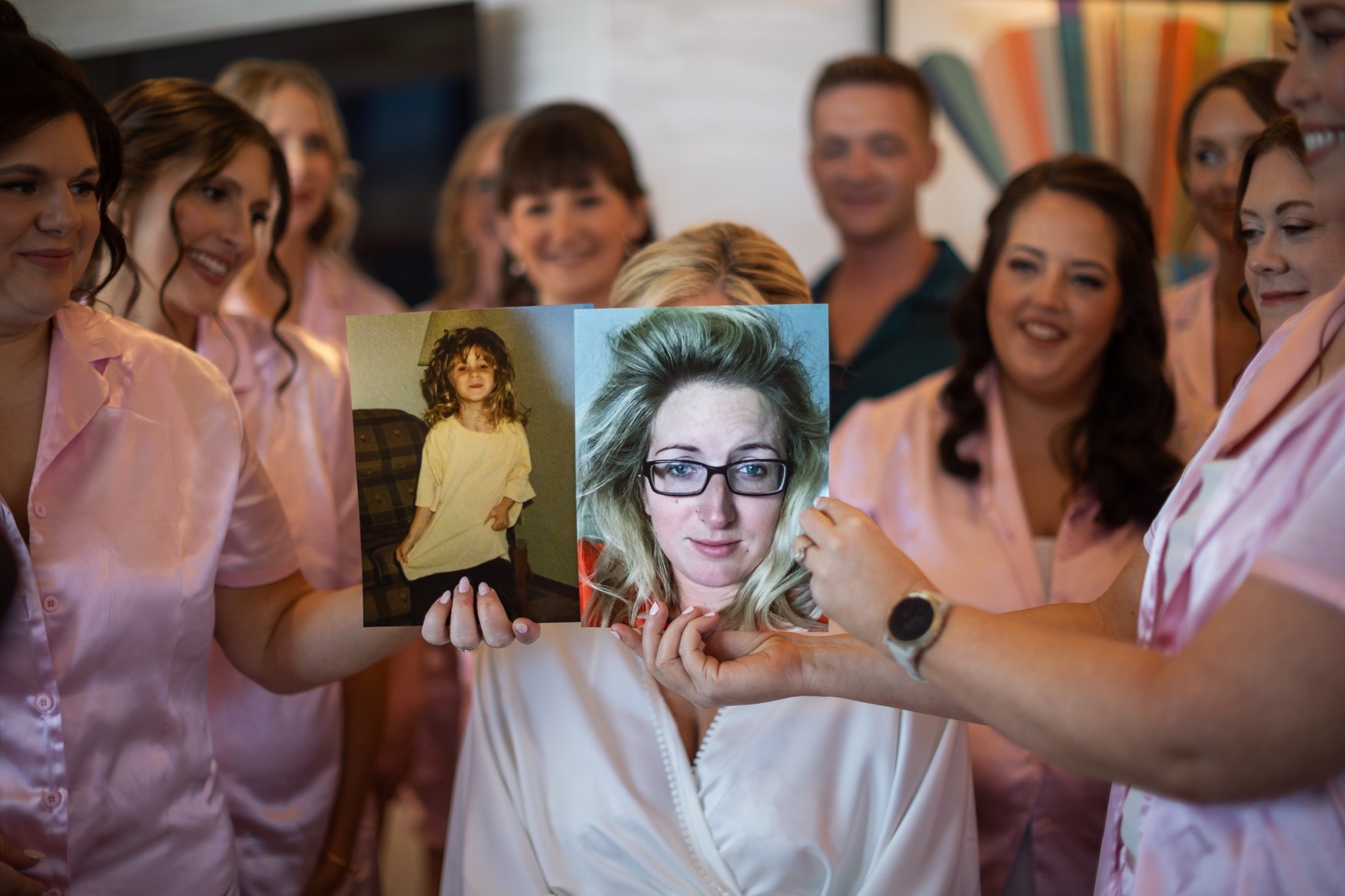 Bride before makeup ala Princess Diaries moment. A Magical Celebration at The Walt Disney World Swan Reserve