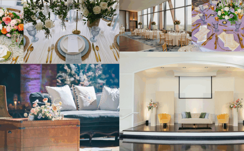 Multiple rental items from A Chair Affair, Inc., Award winning central florida rental company.