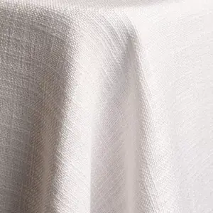 White cambria linen
