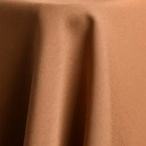 Almond polyester linen
