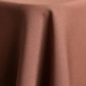 Cinnamon polyester linen