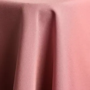 Dusty Rose polyester linen