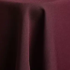 Eggplant polyester linen