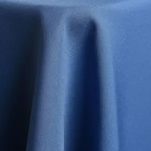 Electric Blue polyester linen