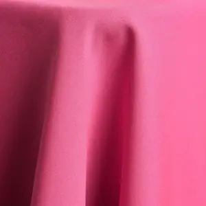 Fuchsia polyester linen