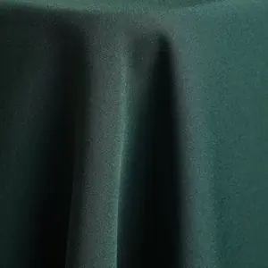 Hunter Green polyester linen