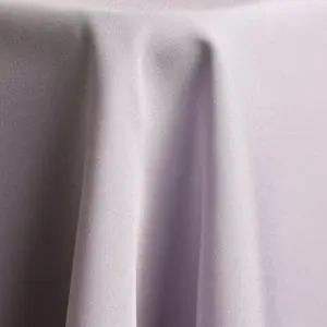 Lilac polyester linen