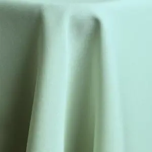 Mint polyester linen