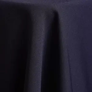 Navy polyester linen