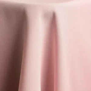 Pink polyester linen
