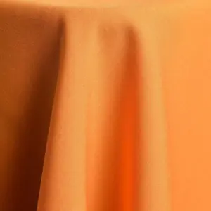 Pumpkin polyester linen