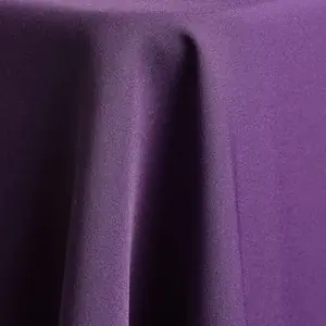 Regal Purple polyester linen