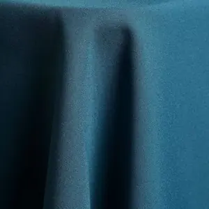Teal polyester linen