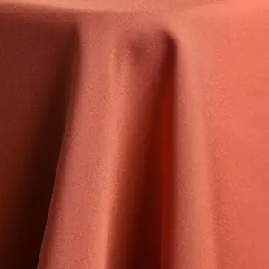 Terra Cotta polyester linen