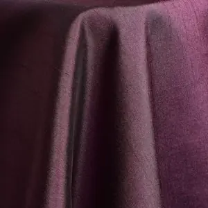 Eggplant shantung linen